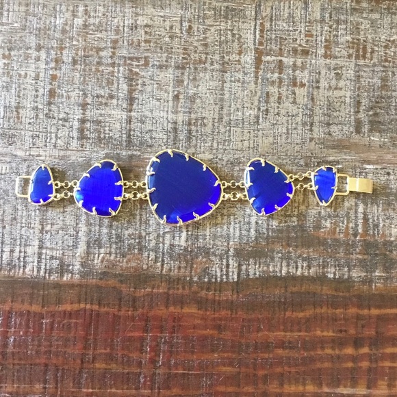 Kendra Scott Jewelry - Kendra Scott Blue Cobalt Khammi Bracelet